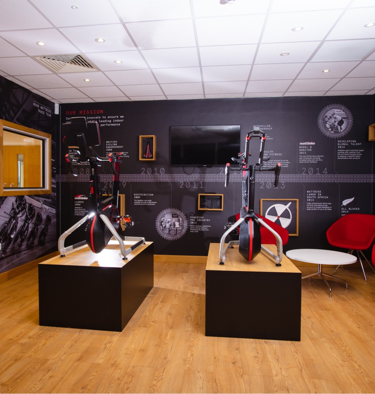 Wattbike Office Design and Refurbishment Nottinghamshire - APPS Showcase