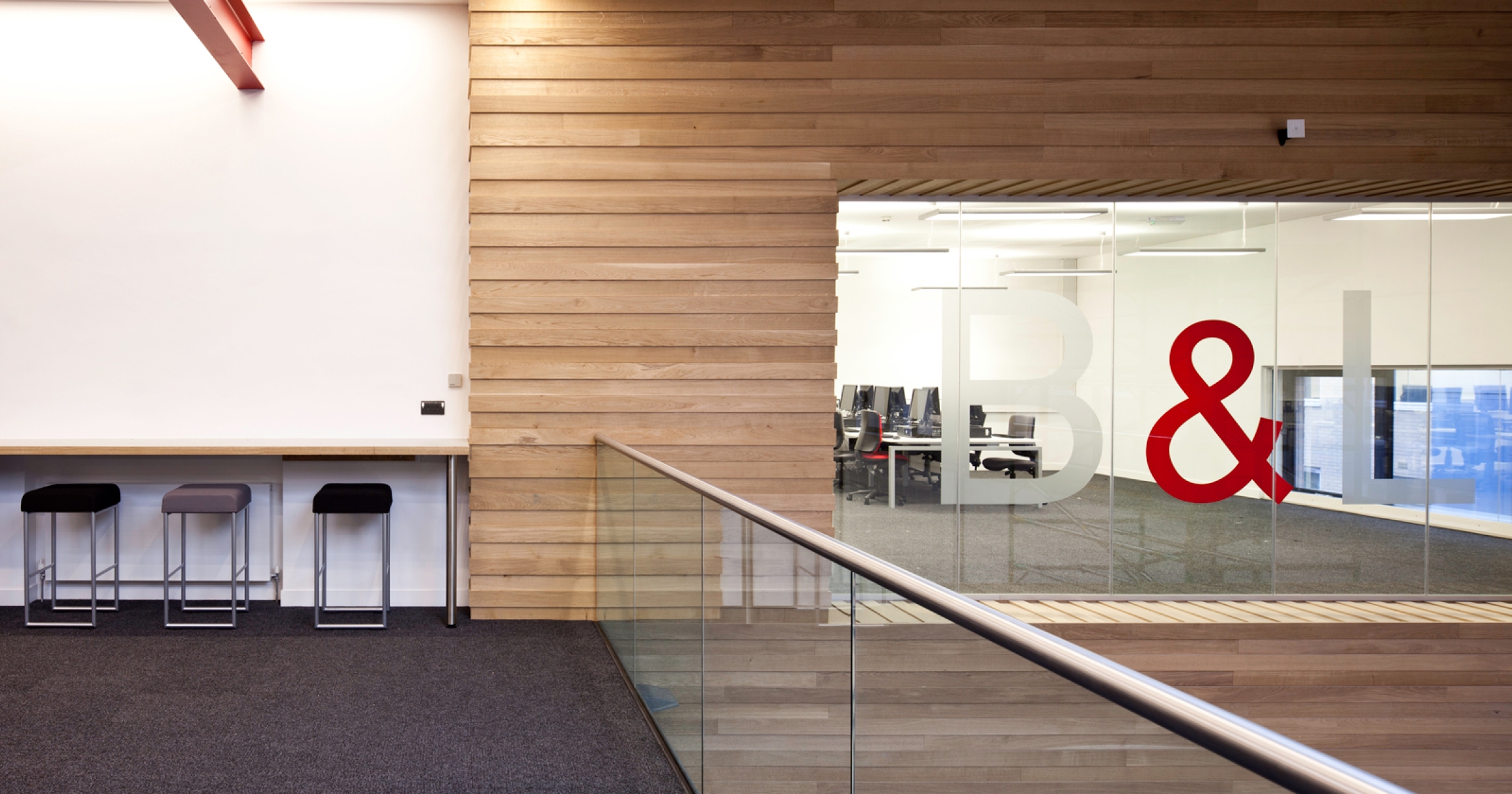 University of Lincoln Glass Partitions and Balustrade by APSS